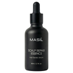 Masil Scalp Serum For Hair Loss 80ml professional matte black bottle with dropper.