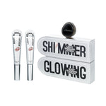Complete set of cffinder glow and shimmer products with packaging