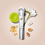 CFFINDER shimmer lotion made with natural ingredients like lemon, almond, jasmine, and vitamin E.