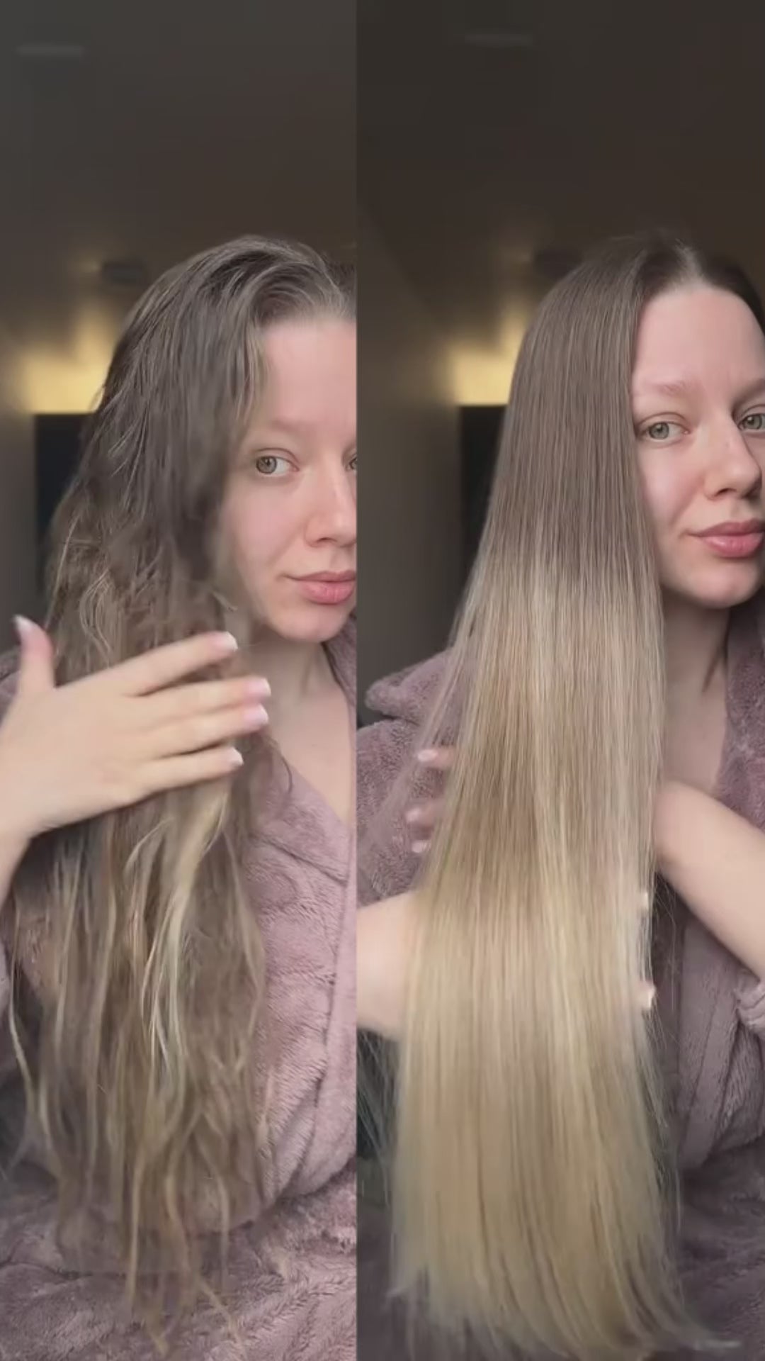 How to use Masil 8 Seconds Hair Mask for a salon-like effect at home; featuring the emulsification process and hair transformation in 8 seconds.